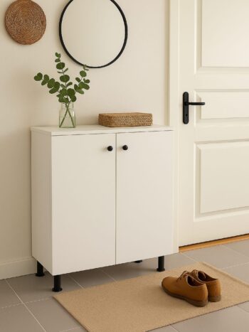 Çift Kapaklı Ayakkabılık - Çok Amaçlı Dolap [Mdflam]