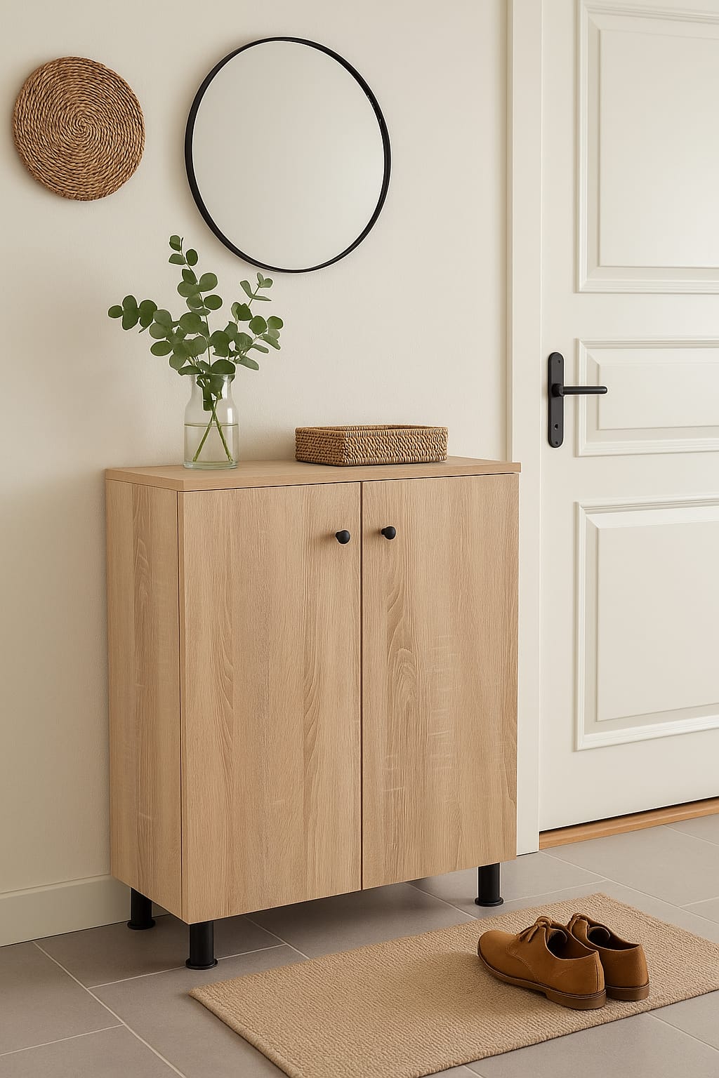 Çift Kapaklı Ayakkabılık - Çok Amaçlı Dolap [Suntalam]